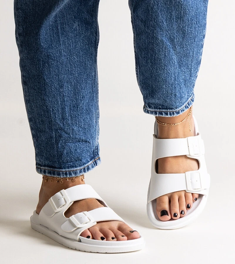 Big Star NN274A751 fehér papucsok