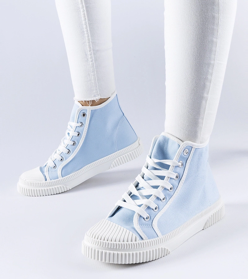 Kék magas szárú Pozzuolo tornacipő