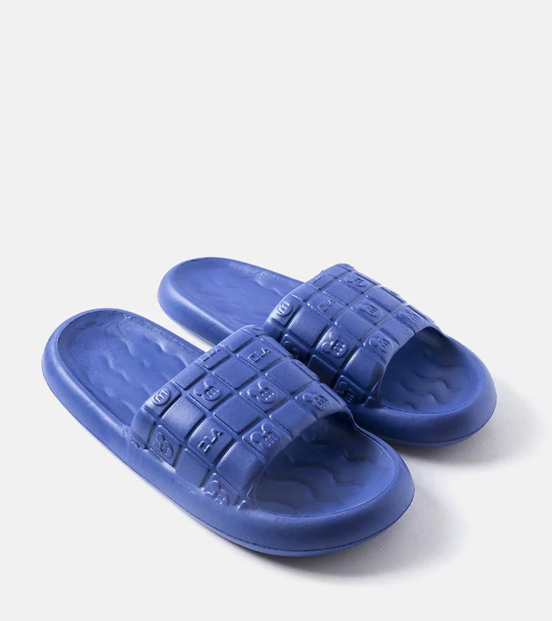 Butler férfi papucs sötétkék színben