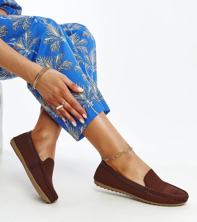 Fiammetta barna anyagból készült mokaszinok