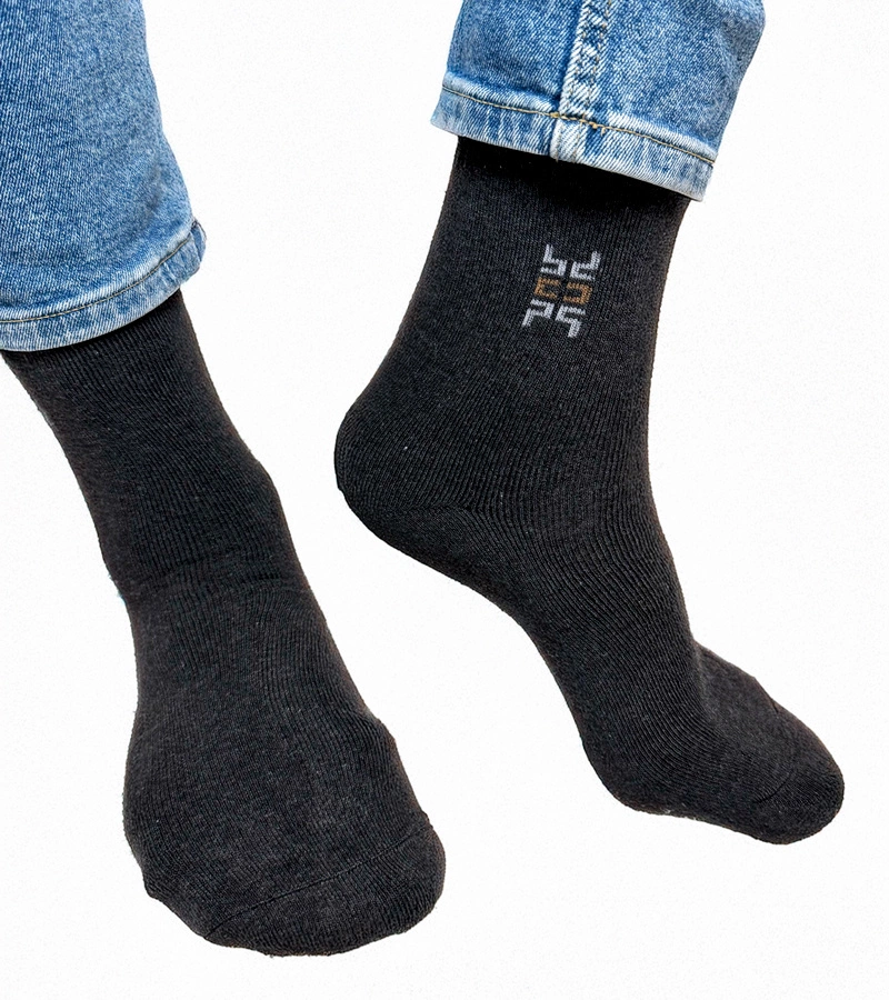 Fekete-fehér meleg Sella zokni