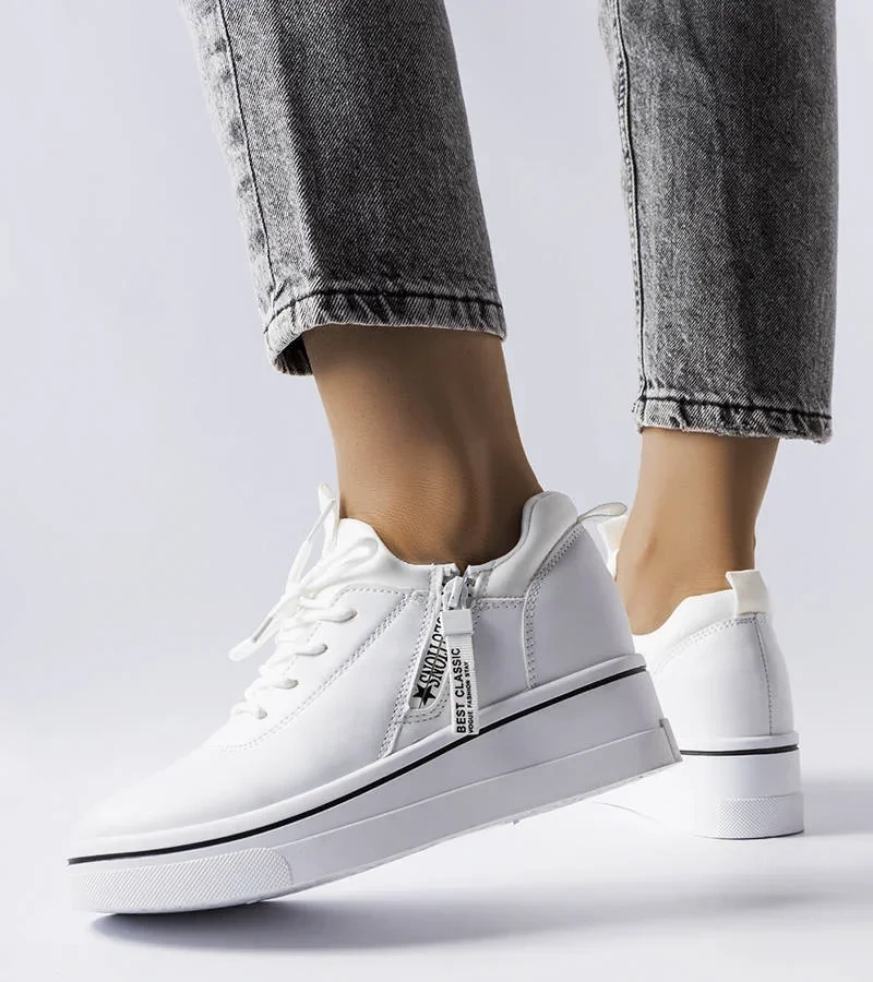 Fehér alacsony talpú tornacipő Mathieu